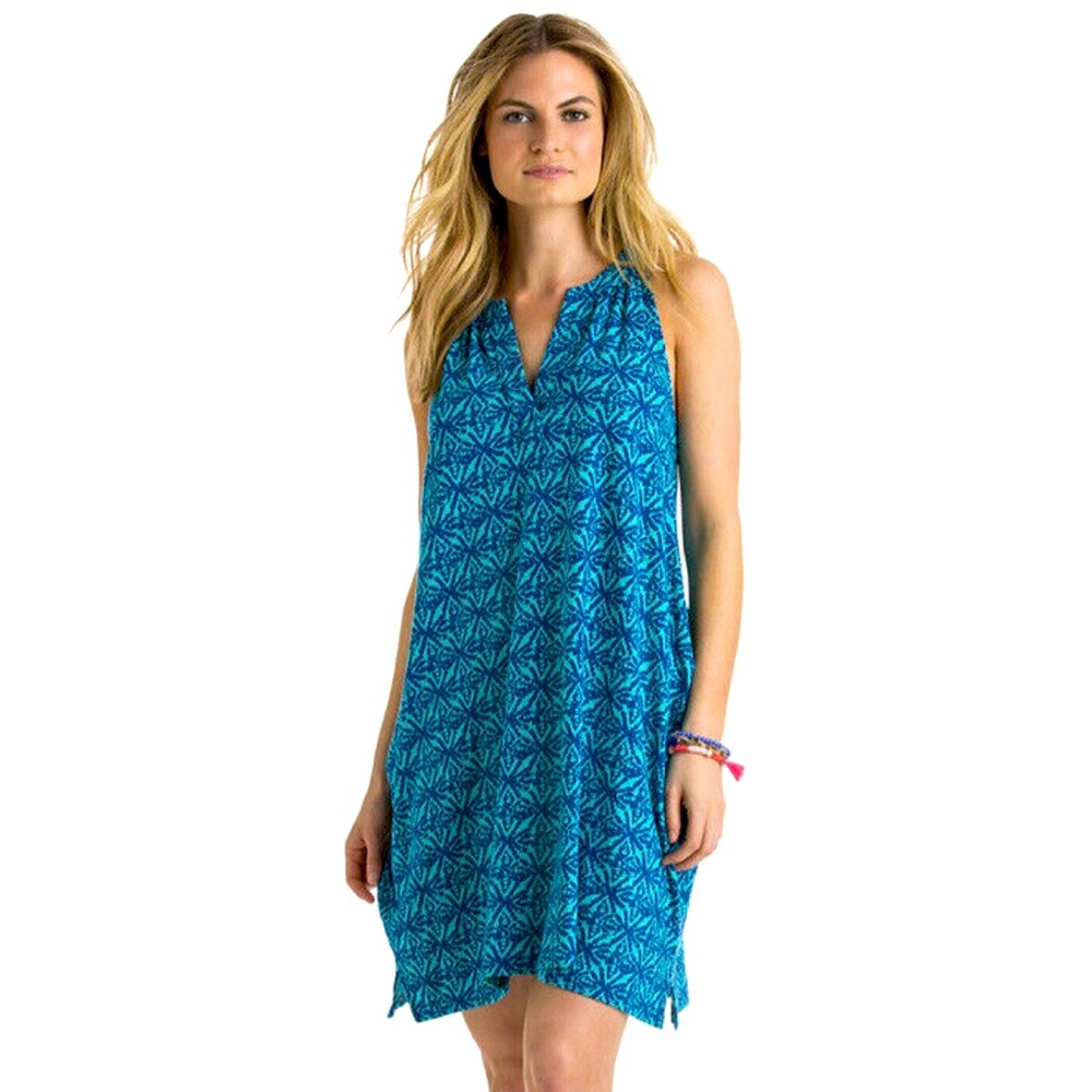 Vineyard vines kaleidoscope print cotton sleeveless Dress. Size Small